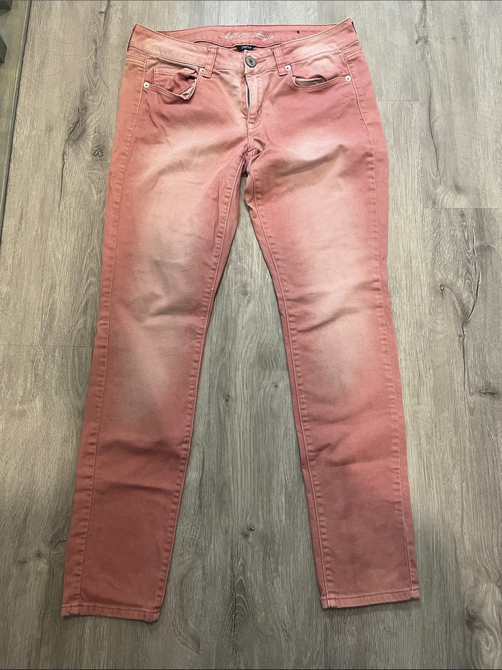 American Eagle Outfitters Women's Skinny Jeans in Dusty Rose
